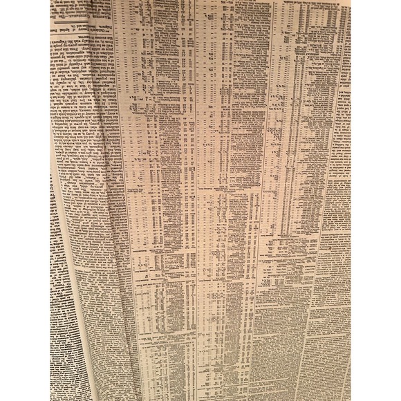 Antique London Times Bound Book January 1, 1877 to March 31, 1877 - Picture 14 of 15